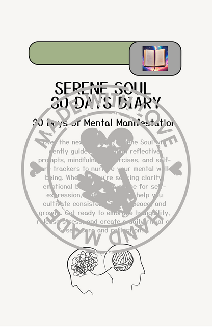 Serene Soul: 30-Day Self-Care & Mindfulness Digital Journal